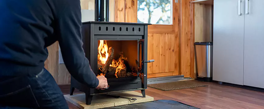 Open Hearth Wood Fireplace Installation in Ogden, UT