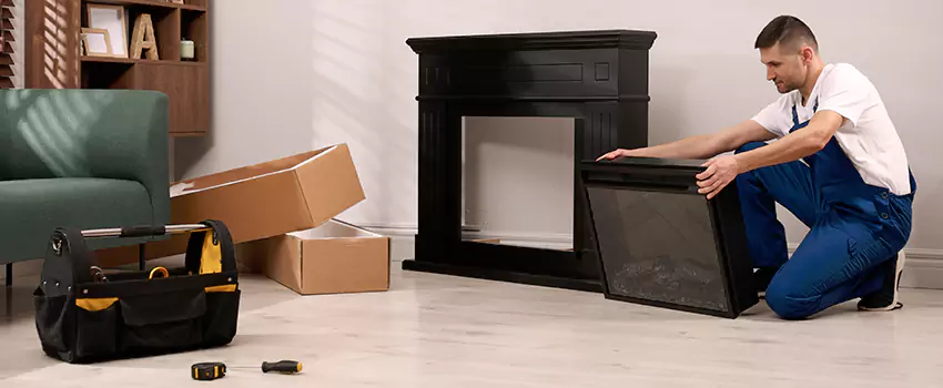 Old Rusted Metal Fireplace Repair And Replacement in Ogden, UT