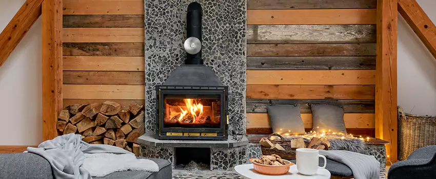 Thelin Hearth Products Direct Vent Gas Stove Fireplace Inspection in Ogden, Utah